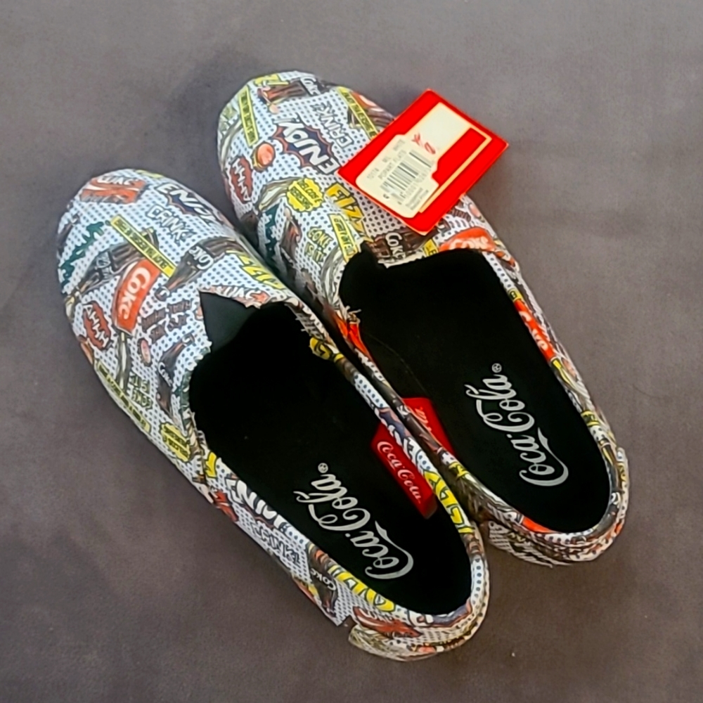 Coca Cola Deadstock Popart Flats M/L 10